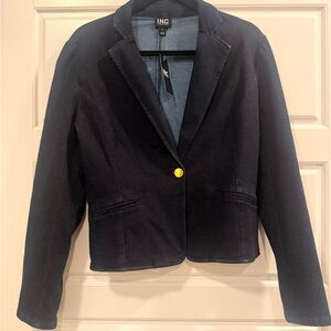 Women's dark denim Blazer Jacket
